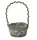 KOSÁR RATTAN FONOTT FÜLES OVÁL MASNIS 54-102-22X15XH12/37CM 1DB