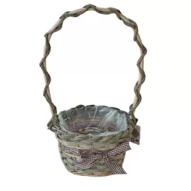   KOSÁR RATTAN FONOTT FÜLES KEREK MASNIS 54-103-D20XH12/38CM 1DB