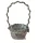 KOSÁR RATTAN FONOTT FÜLES KEREK MASNIS 54-103-D20XH12/38CM 1DB