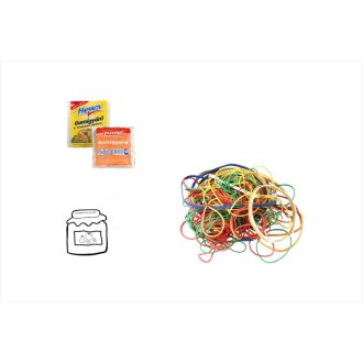 Gumigyűrű Színes (100g) 