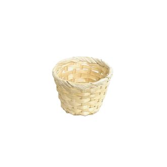 Bambusz Kosár Natúr 5223 - D8*H6cm 10/780