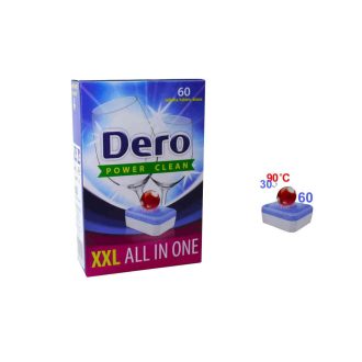 Mosogatógép Tabletta Dero All in One 60 Darabos 