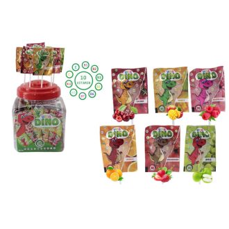 Nyalóka Vita Dino Több Ízben Kínáló Dobozban 100*6g 
