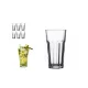 CASABLANCA POHÁR ÜVEG 340ML 6DB