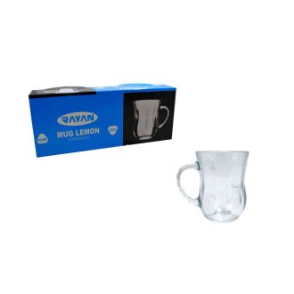 Bögre Üveg Teás Lemon 2 Darabos 350ml 