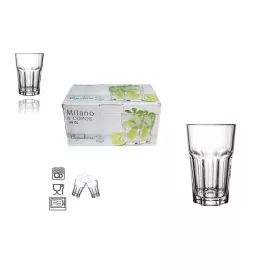 MILANO POHÁR ÜVEG 360ML 6DB