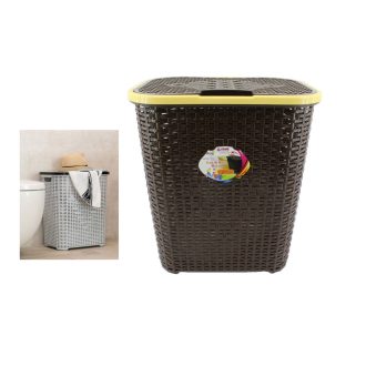 Szennyestartó Műanyag Rattan Imp.