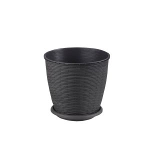 Cserép+Alátét Rattan 9 Literes Wenge (11/#)