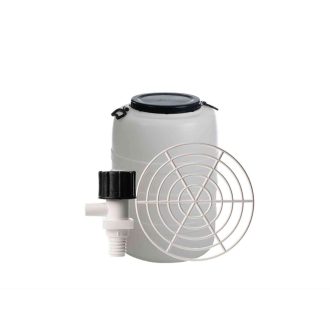   Bidon Fehér 120 Lit Fogantyúval+Savanyúság Leszorító+Csap Cri.