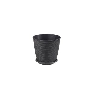 Cserép+Alátét Rattan 2.75 Literes Wenge 