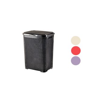 Szennyestartó Rattan Hatású Műanyag 45 Literes 