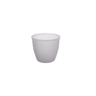 Cserép+Alátét Rattan 2.75 Literes Orchidea 