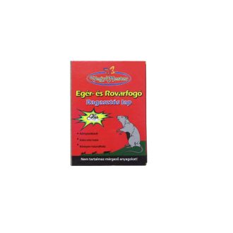 Egér- és Rovarfogó Ragasztós Lap Kicsi 21*15cm 