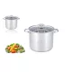 Edenberg fazék inox üveg fedővel 5,3L 20CM EB-542N 1DB