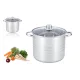Edenberg fazék inox üveg fedővel 8,6L 24CM EB-544N 1DB