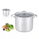 Edenberg fazék inox üveg fedővel 12,9L 28CM EB-546N 1DB