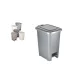 SZEMETES PEDÁLOS SLIM 10L K301 1DB