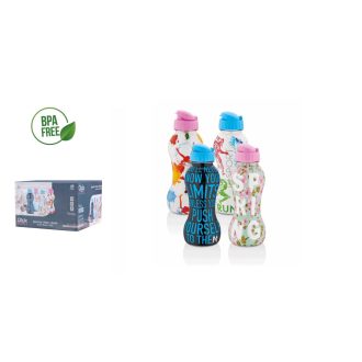Kulacs Műanyag Dekoros 600ml L-00682