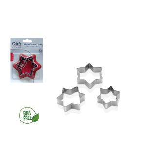 Sütiszaggató Fém Csillag 3 Darabos L-00811 