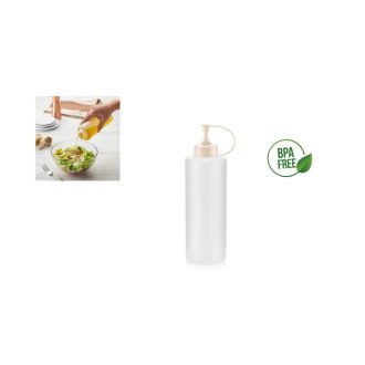 Szósznyomó Palack 600ml Krém Kupakkal L-00810-2 