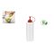Szósznyomó Palack 600ml Piros Kupakkal L-00810-3