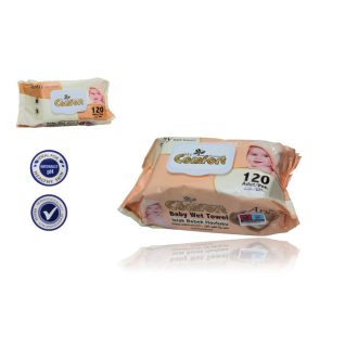   Nedves Törlőkendő My Comfort 120 Db Argán Olajjal Alkohol Mentes Fliptop Zárókupakos