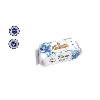   Nedves Törlőkendő My Comfort 100 Db Floral Paradise Fliptop Zárókupakos