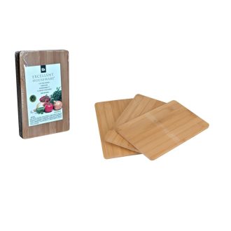 Vágódeszka Bambusz 3 Db 14*22*0,8cm 784210300