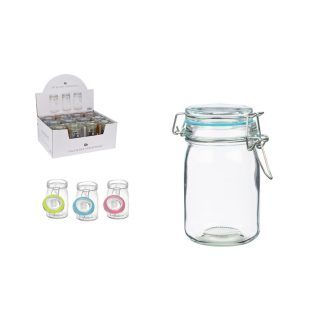 Tároló Üveg 250ml Fémcsatos CD1001760 