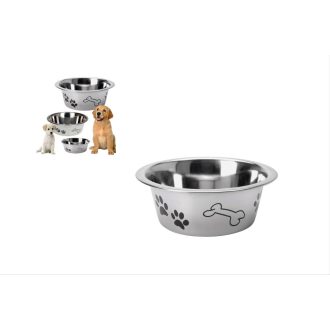 Kutyatál Dekoros Inox 24 cm A12650150 
