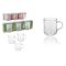 Bögre Üveg Kávé/Tea 3 Darabos 240ml YE5000040/YE6000720