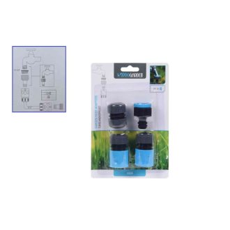   Locsolótömlő Gyorscsatlakozó Szett 4 Darabos C22280220/C22280610