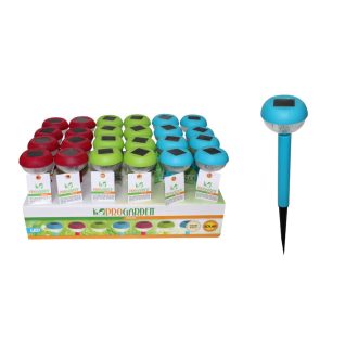   Szolárlámpa Műanyag 6cm Átmérő Vegyes Színekben DX9200170/DX9300400 