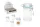 TÁROLÓ ÜVEG FÉMCSATOS 80ML CD1001410 1DB