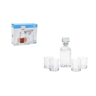 Whiskys Készlet (1 Darab Üveg + 4 Darab Pohár)