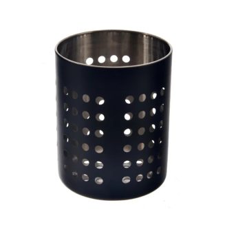 Evőeszközszárító Fekete Kerek 12*H13.1cm A12405540 