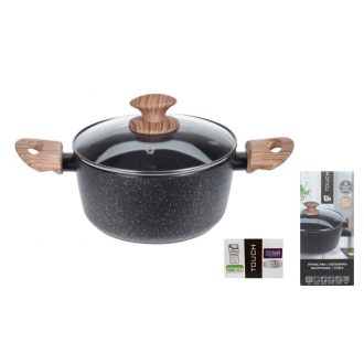 Lábas Teflonos+Üvegfedő 4 Literes 24cm 170507050 