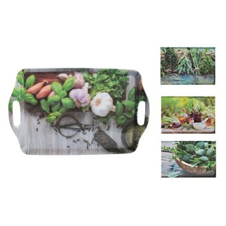 Tálca Melamin Zöldség Dekoros 45*30cm 170459050