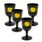 Party Pohár Boros 4 Darabos Fekete 178000520