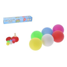 PING-PONG LABDA SZÍNES 6DB-OS S04300060 1CS