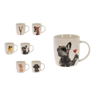 Bögre Porcelán Állatos 350ml Q75600500/Q75600630 
