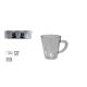 BÖGRE ÜVEG ESPRESSOS 70ML 6DB