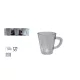 BÖGRE ÜVEG ESPRESSOS 70ML 6DB