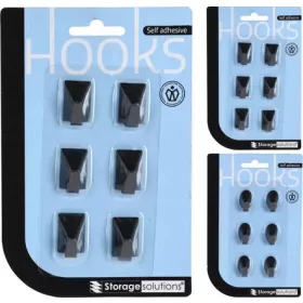 Öntapadó Fogas Fém 6 Darabos CY5655820