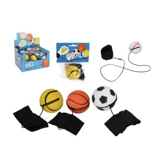   Játék Labda Csuklóra Erősíthető Ügyességi 6cm DL2100250