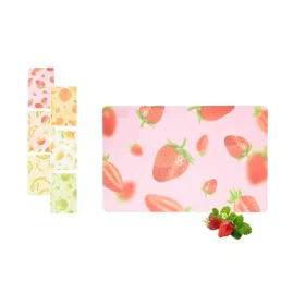 TÁNYÉRALÁTÉT GYÜMÖLCS DEKOR 43,5X28,5CM B04222170 1DB