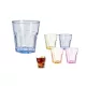 Pohár Üveg Vizes Színes 300ml 4 Darabos YE5000600